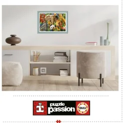Educa Collage Wilde Dieren - legpuzzel van 500 stukjes