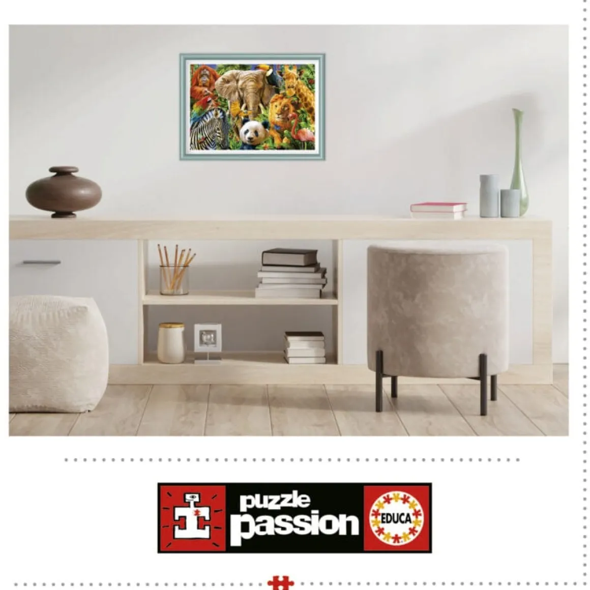 Educa Collage Wilde Dieren - legpuzzel van 500 stukjes