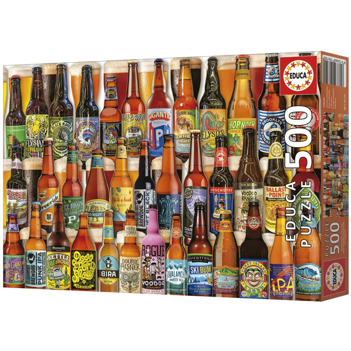 Educa Craft Beers - legpuzzel van 500 stukjes