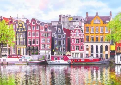Educa Dansende huizen in Amsterdam - puzzel 1000 stukjes