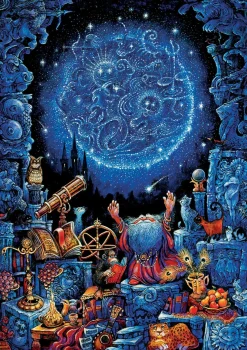 Educa De astroloog - Glow in the Dark - puzzel 1000 stukjes