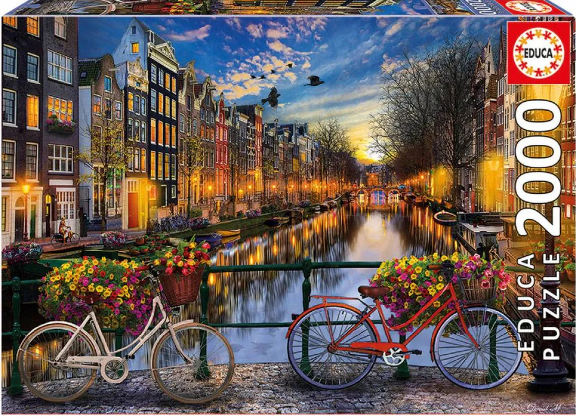 Educa De avond in Amsterdam - 2000 stukjes