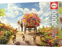 Educa De Bloemenkar - puzzel 1000 stukjes