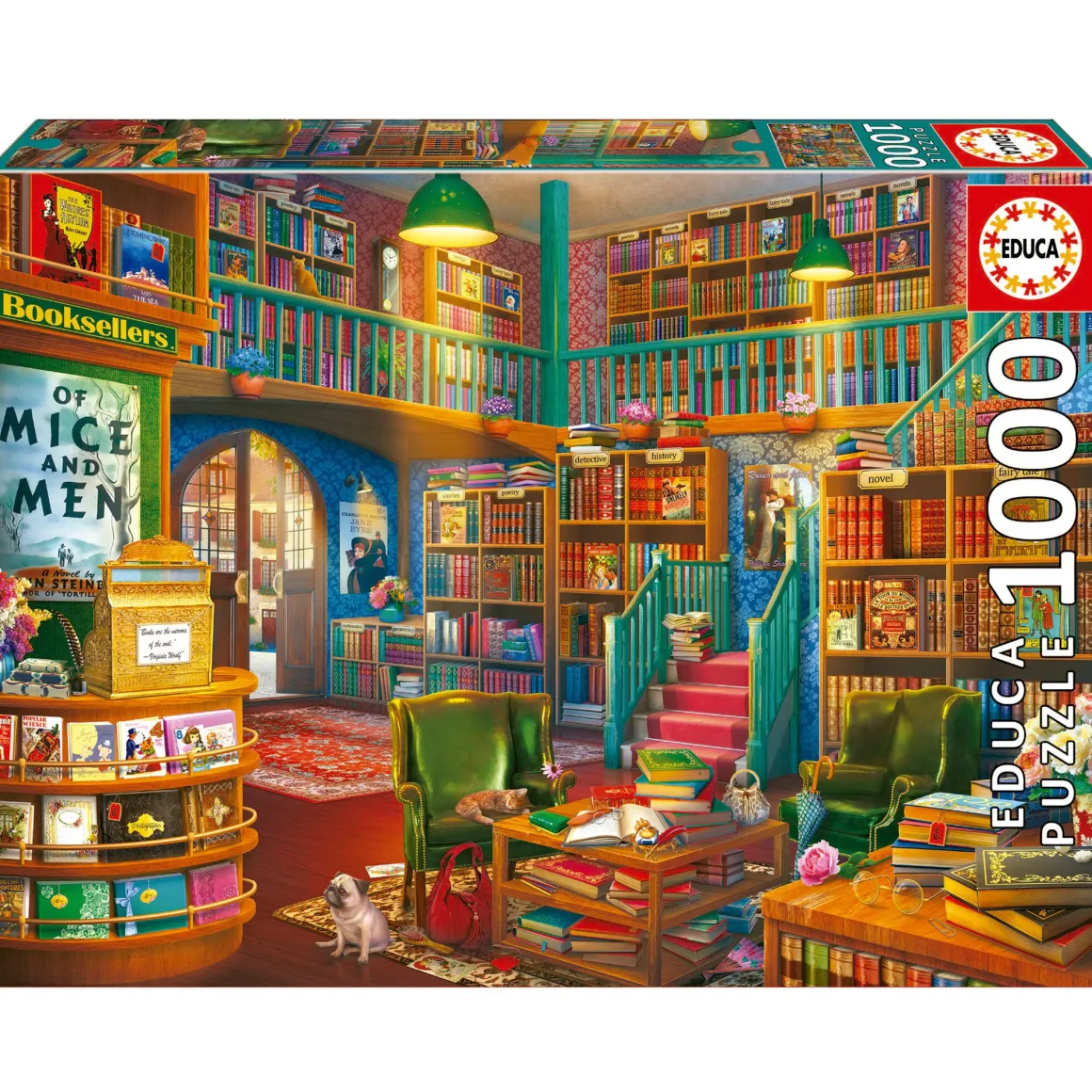 Educa De Boekhandel - puzzel 1000 stukjes