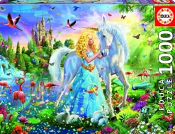 Educa De prinses en de eenhoorn - legpuzzel van 1000 stukjes
