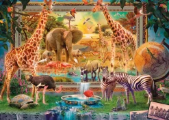 Educa De Savana komt tot leven - puzzel van 4000 stukjes