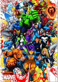 Educa De superhelden van Marvel - puzzel van 500 stukjes