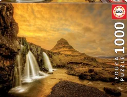 Educa De waterval Kirkjufellsfoss in IJsland - 1000 stukjes