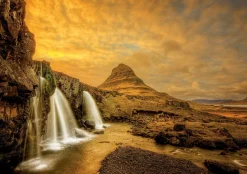 Educa De waterval Kirkjufellsfoss in IJsland - 1000 stukjes