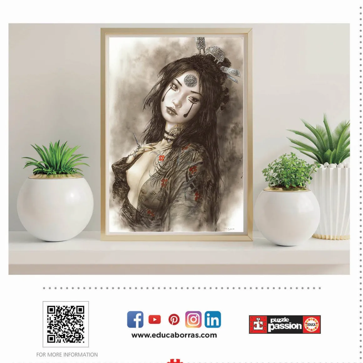 Educa Dead Moon - Luis Royo - puzzel 1000 stukjes