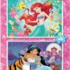 Educa Disney prinsessen - Ariël en Jasmine - 2 x 48 stukjes