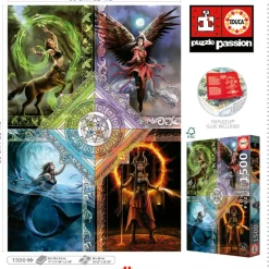 Educa Elemental Magic Star Chart - Anne Stokes - legpuzzel van 1500 stukjes