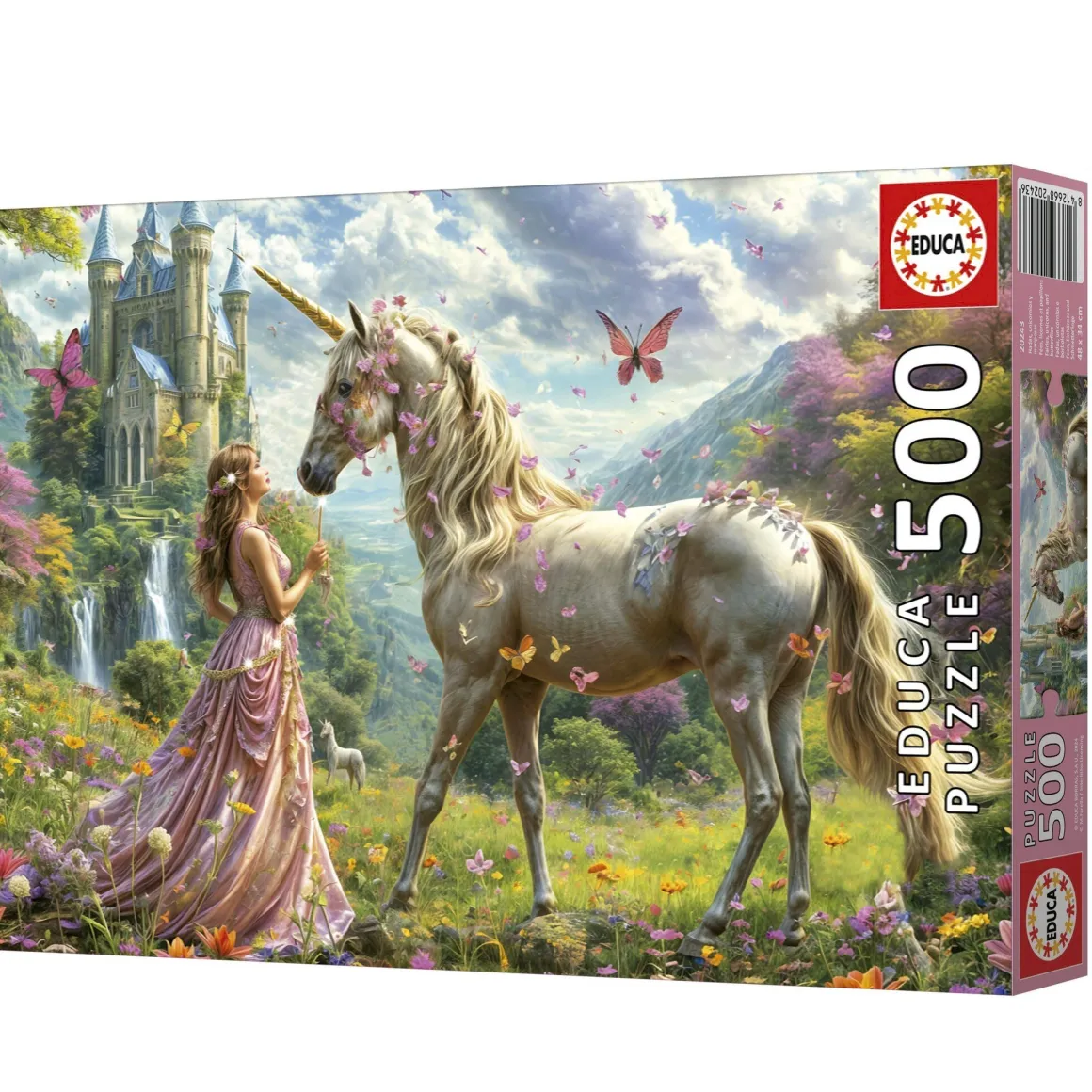 Educa Feeën Unicorns en Vlinders - legpuzzel van 500 stukjes