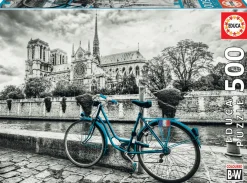 Educa Fietsen bij de Notre Dame - legpuzzel van 500 stukjes