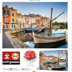 Educa Haven van Martigues, Provence - puzzel 1000 stukjes