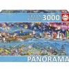 Educa Het Leven - Panorama - puzzel van 3000 stukjes