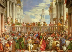 Educa Het Trouwfeest in Cana - Paolo Veronese - puzzel van 4000 stukjes