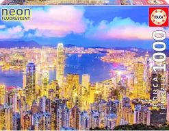 Educa Hong Kong Skyline - Glow in the Dark - puzzel 1000 stukjes