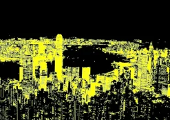 Educa Hong Kong Skyline - Glow in the Dark - puzzel 1000 stukjes