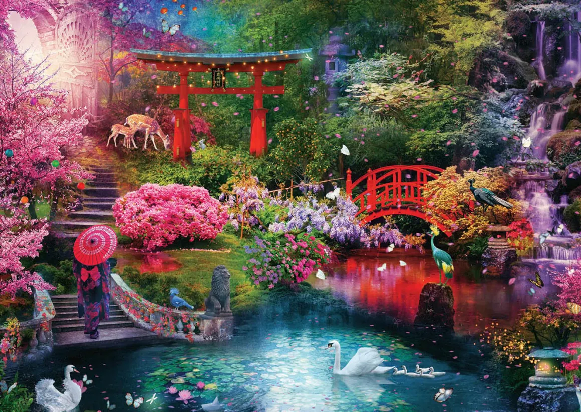 Educa Japanse Tuin - puzzel van 3000 stukjes