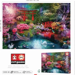 Educa Japanse Tuin - puzzel van 3000 stukjes