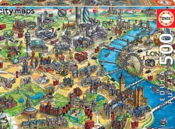 Educa Kaart van Londen - legpuzzel van 500 stukjes