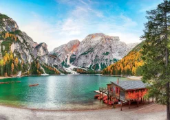 Educa Lago di Braies in de herfst - puzzel van 3000 stukjes