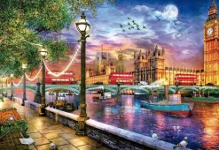 Educa Londen bij de ondergaande zon - puzzel van 2000 stukjes