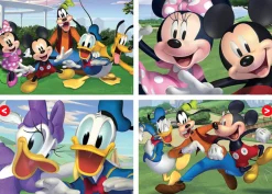 Educa Mickey Mouse en vrienden - 4 puzzels van 20 / 40 / 60 / 80 stukjes