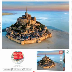Educa Mont-Saint-Michel - puzzel 1000 stukjes