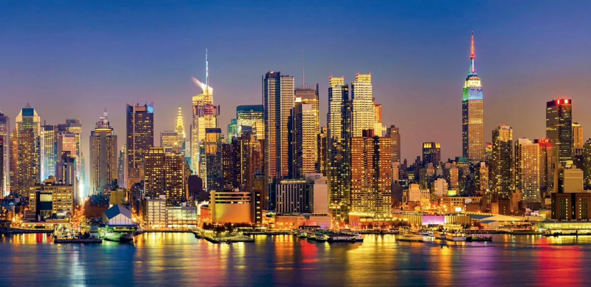 Educa New York Skyline Panorama - puzzel van 3000 stukjes