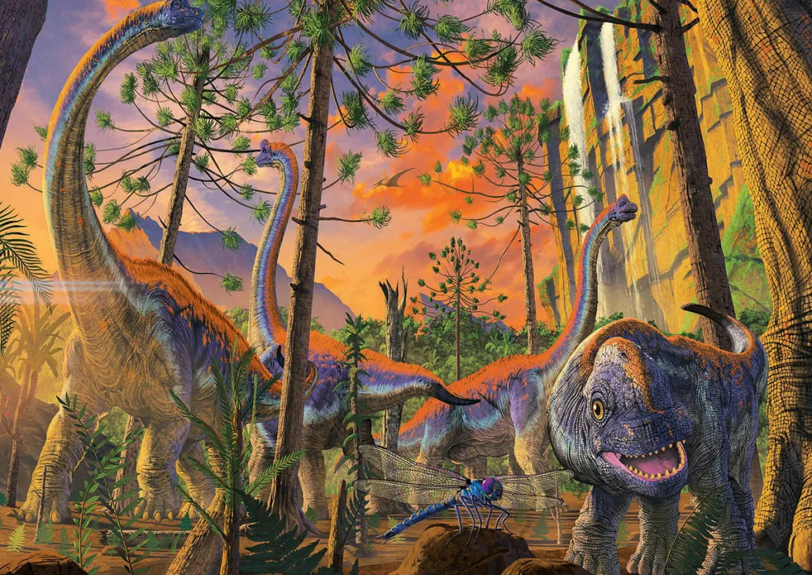 Educa Nieuwsgierige Dino - legpuzzel van 500 stukjes