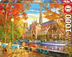 Educa Notre Dame in de Herfst - puzzel 1000 stukjes