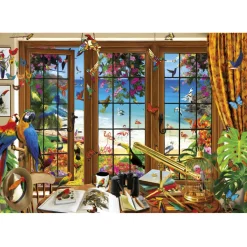 Educa Observatievenster voor vogelspotters - legpuzzel van 1500 stukjes