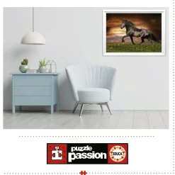 Educa Paard in Draf - puzzel 1000 stukjes