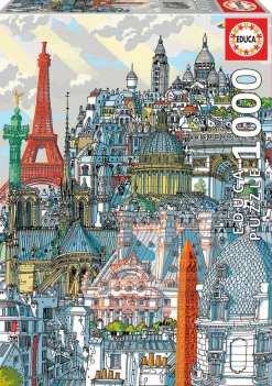 Educa Parijs - Carlo Stanga - puzzel 1000 stukjes