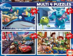 Educa Pixar - 4 puzzels van 50/80/100/150 stukjes