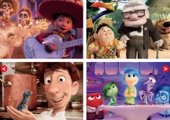 Educa Pixar films - 4 puzzels van 20 / 40 / 60 / 80 stukjes