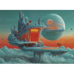 Educa Planeet van Vuur en Ijs - puzzel 1000 stukjes
