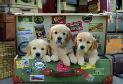 Educa Puppies in de koffer - legpuzzel van 500 stukjes