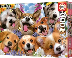 Educa Puppies Selfie, Howard Robinson - puzzel 1000 stukjes