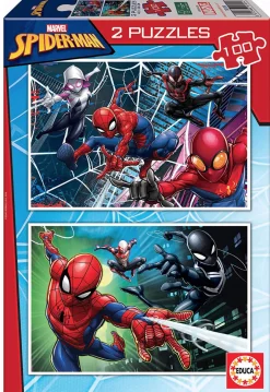 Educa Spiderman - 2 puzzels van 100 stukjes