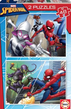 Educa Spiderman - 2 x 48 stukjes