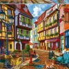 Educa Sprankelende Straat - puzzel van 2000 stukjes