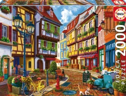 Educa Sprankelende Straat - puzzel van 2000 stukjes