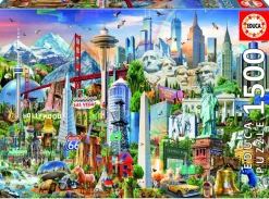 Educa Symbolen van Noord-Amerika - legpuzzel van 1500 stukjes