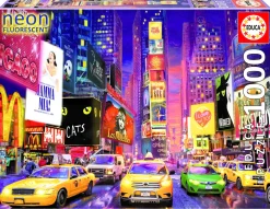Educa Times Square - Glow in the Dark - puzzel 1000 stukjes