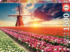 Educa Tulpenlandschap- legpuzzel van 1500 stukjes