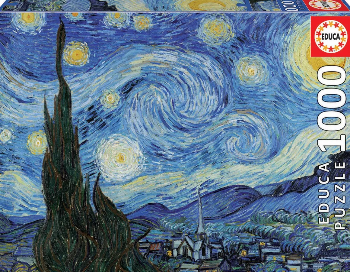 Educa Vincent van Gogh - Sterrennacht - puzzel 1000 stukjes