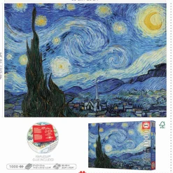 Educa Vincent van Gogh - Sterrennacht - puzzel 1000 stukjes